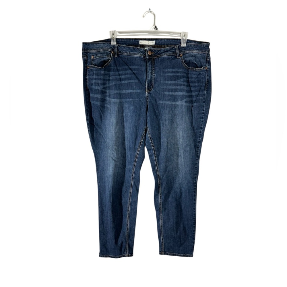 Cato Plus Dark Blue Ankle Skinny Jeans stretch 22W